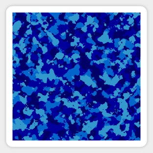 Camouflage Blue Sticker